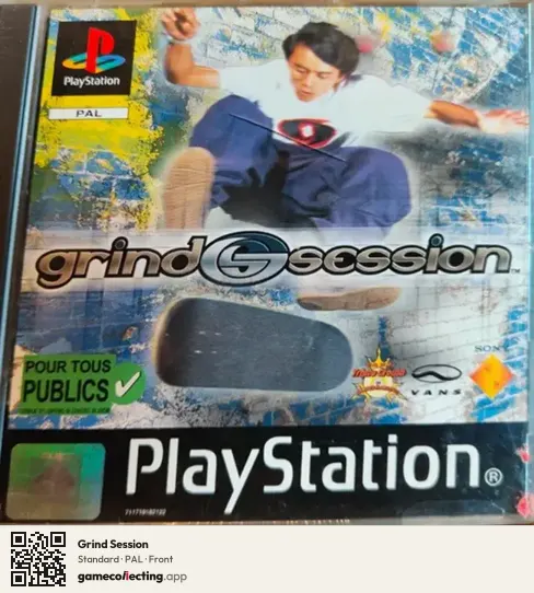 Grind Session PlayStation, PAL box front
