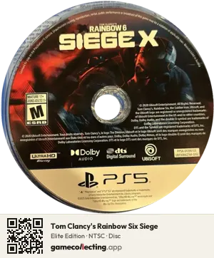 Tom Clancy's Rainbow Six Siege PlayStation 5, NTSC disc