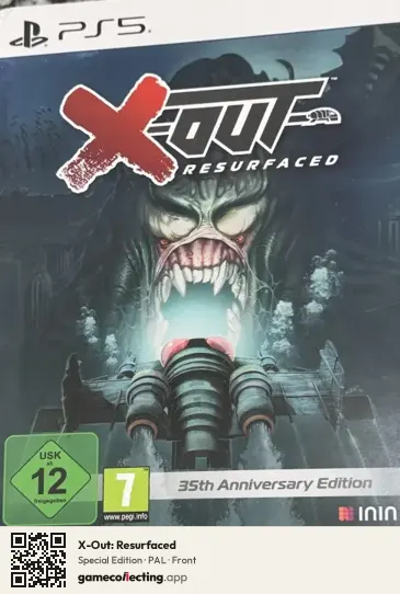 X-Out: Resurfaced PlayStation 5, PAL box front
