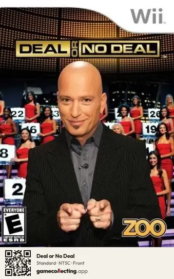 Deal or No Deal Nintendo Wii, NTSC box front