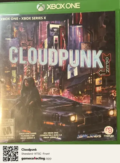 Cloudpunk Xbox One, NTSC box front
