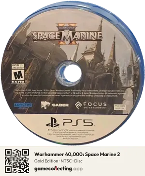 Warhammer 40,000: Space Marine 2 PlayStation 5, NTSC disc
