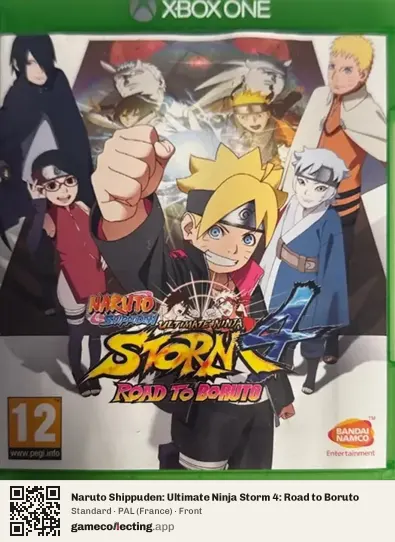 Naruto Shippuden: Ultimate Ninja Storm 4: Road to Boruto Xbox One, France box front
