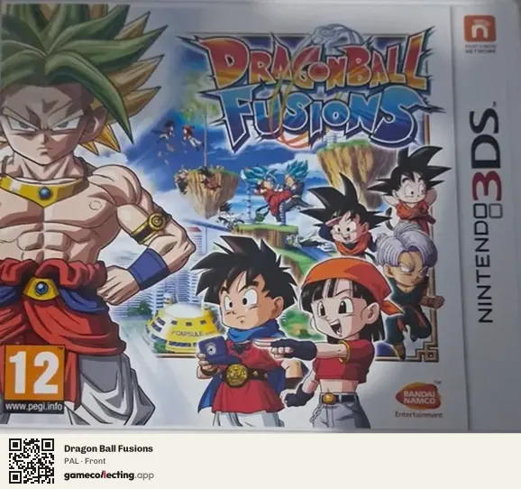 Dragon Ball Fusions Nintendo 3DS, PAL box front