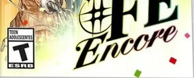 Tokyo Mirage Sessions #FE Encore, the ESRB box on its front
