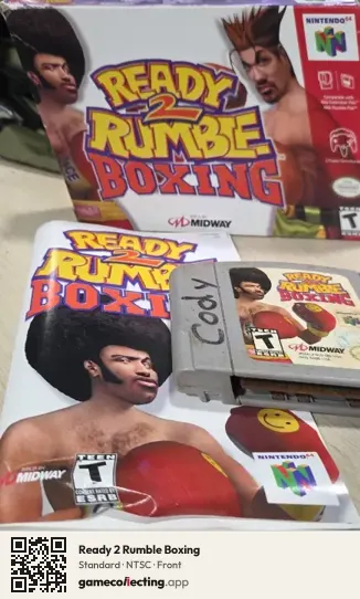 Ready 2 Rumble Boxing Nintendo 64, NTSC box front
