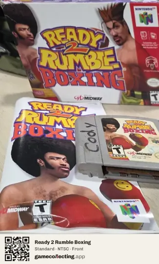 Ready 2 Rumble Boxing Nintendo 64, NTSC box front