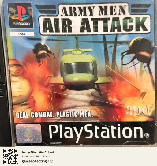 Army Men: Air Attack PlayStation, PAL box front
