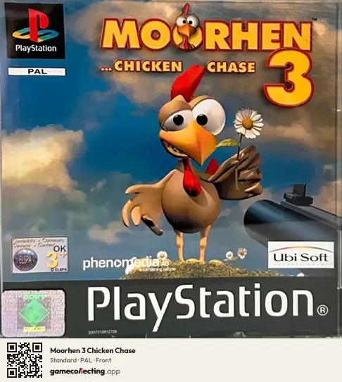 Moorhen 3 Chicken Chase PlayStation, PAL box front
