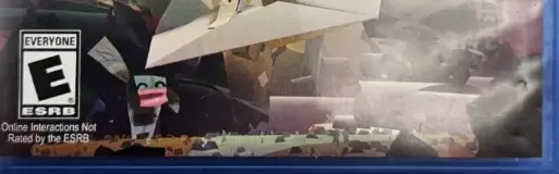 Tearaway Unfolded, the ESRB box on its front