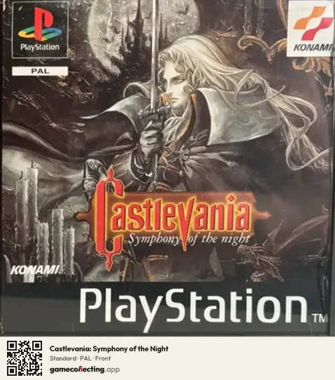 Castlevania: Symphony of the Night PlayStation, PAL box front