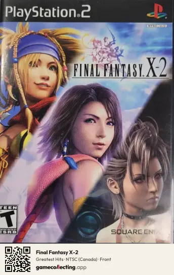 Final Fantasy X-2 PlayStation 2, Canada box front