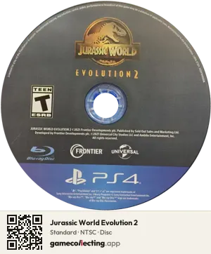 Jurassic World Evolution 2 PlayStation 4, NTSC disc