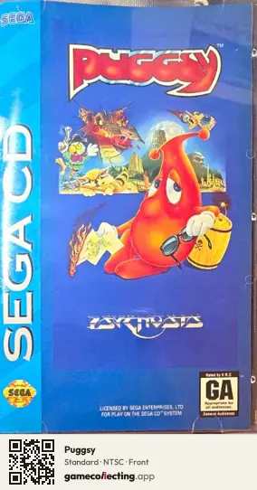 Puggsy Sega Mega-CD / Sega CD, NTSC box front