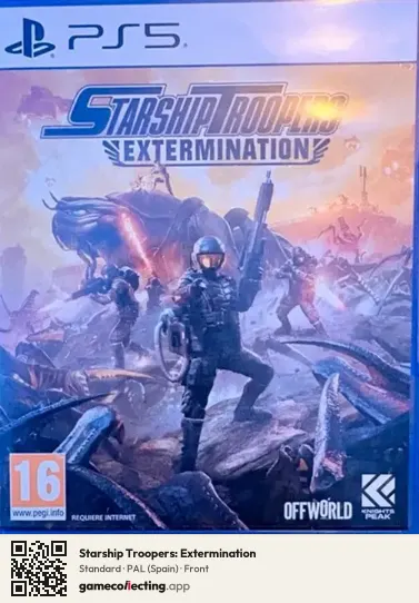 Starship Troopers: Extermination PlayStation 5, Spain box front