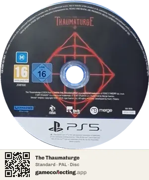 The Thaumaturge PlayStation 5, PAL disc