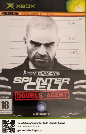 Tom Clancy's Splinter Cell: Double Agent Xbox, PAL box front