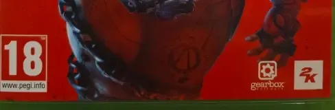 Borderlands 4, the PEGI square on its front