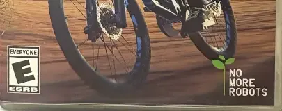 Descenders, the ESRB box on its front