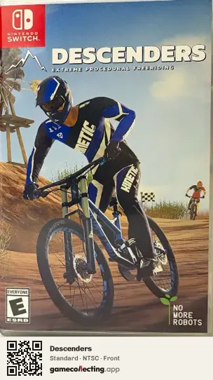 Descenders Nintendo Switch, NTSC box front