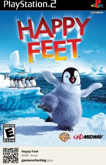 Happy Feet PlayStation 2, NTSC box front
