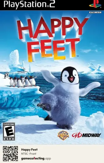 Happy Feet PlayStation 2, NTSC box front