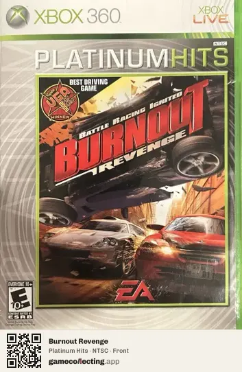 Burnout Revenge Xbox 360, NTSC box front