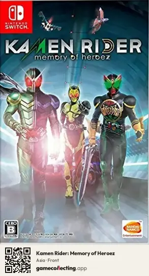 Kamen Rider: Memory of Heroez Nintendo Switch, Asia box front