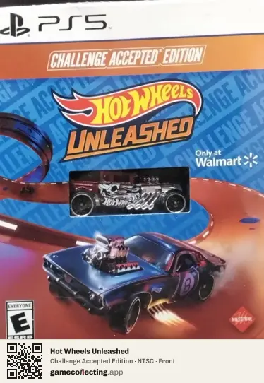 Hot Wheels Unleashed PlayStation 5, NTSC box front