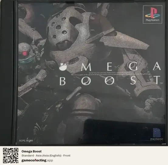 Omega Boost PlayStation, Asia (English) box front