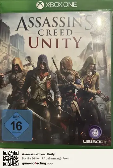 Assassin's Creed Unity Xbox One, Germany box front
