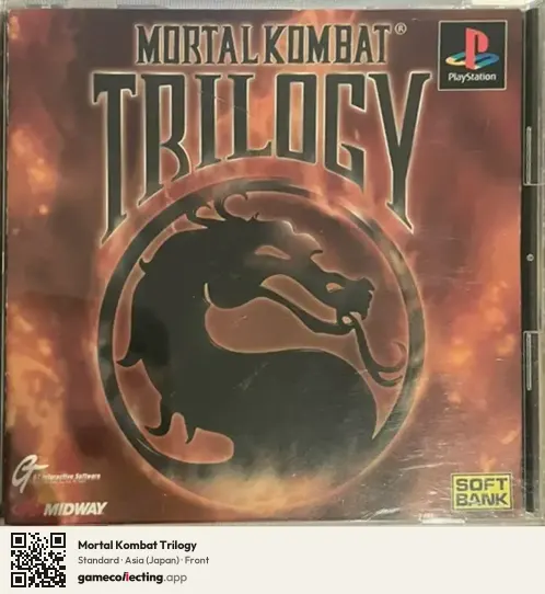 Mortal Kombat Trilogy PlayStation, Asia box front