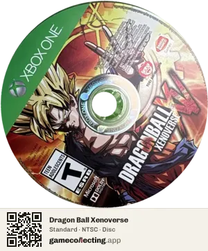 Dragon Ball Xenoverse Xbox One, NTSC disc