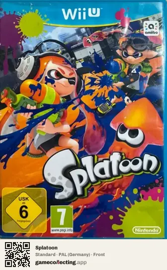 Splatoon Nintendo Wii U, Germany box front