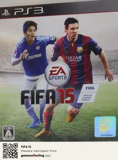 FIFA 15 PlayStation 3, Asia box front