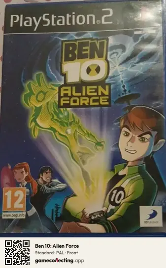 Ben 10: Alien Force PlayStation 2, PAL box front