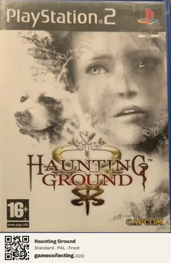 Haunting Ground PlayStation 2, PAL box front