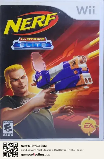 Nerf N-Strike Elite Nintendo Wii, NTSC box front