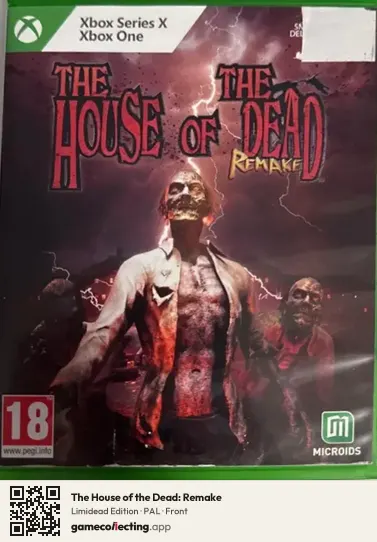 The House of the Dead: Remake Xbox Series X, PAL box front