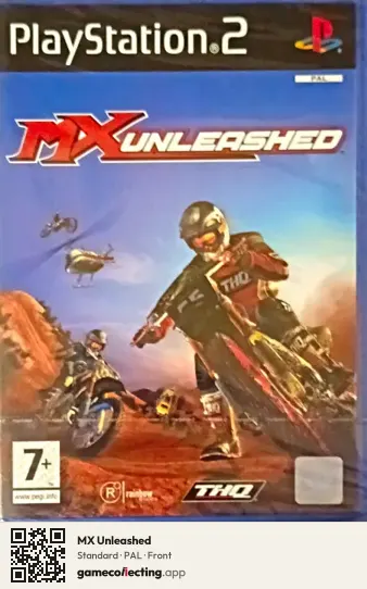 MX Unleashed PlayStation 2, PAL box front