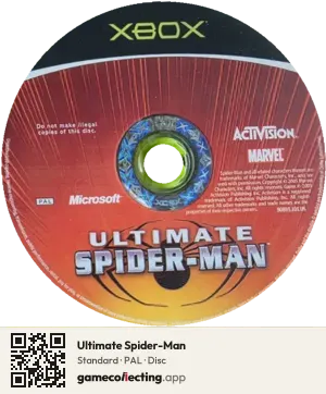 Ultimate Spider-Man Xbox, PAL disc