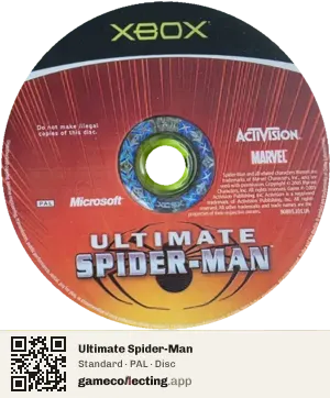 Ultimate Spider-Man Xbox, PAL disc