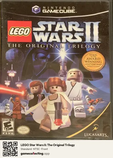 LEGO Star Wars II: The Original Trilogy Nintendo GameCube, NTSC box front