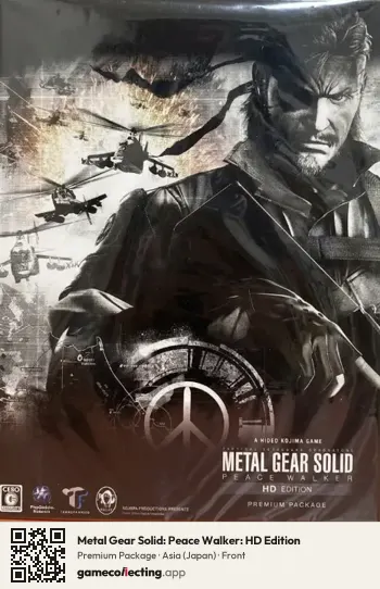 Metal Gear Solid: Peace Walker: HD Edition PlayStation 3, Asia box front