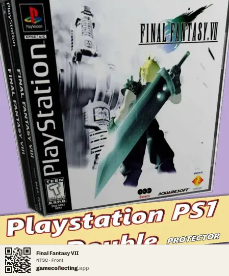 Final Fantasy VII PlayStation, NTSC box front