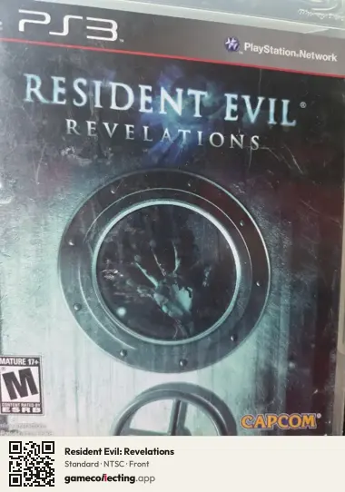 Resident Evil: Revelations PlayStation 3, NTSC box front