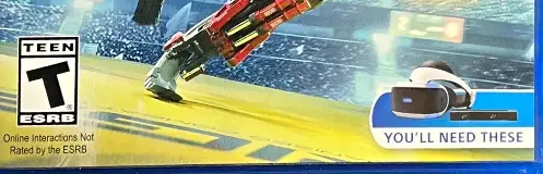 RIGS: Mechanized Combat League, the ESRB box on its front