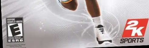 NBA 2K8, the ESRB box on its front