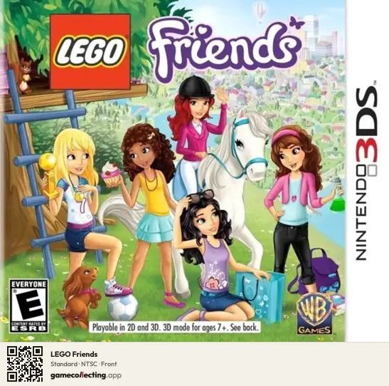 LEGO Friends Nintendo 3DS, NTSC box front