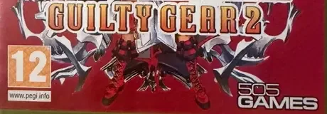 Guilty Gear 2: Overture, the PEGI square on its front